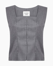 Afbeelding in Gallery-weergave laden, Another Label Mimi Top/Spencer Grey Pinstripe

