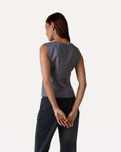 Afbeelding in Gallery-weergave laden, Another Label Mimi Top/Spencer Grey Pinstripe
