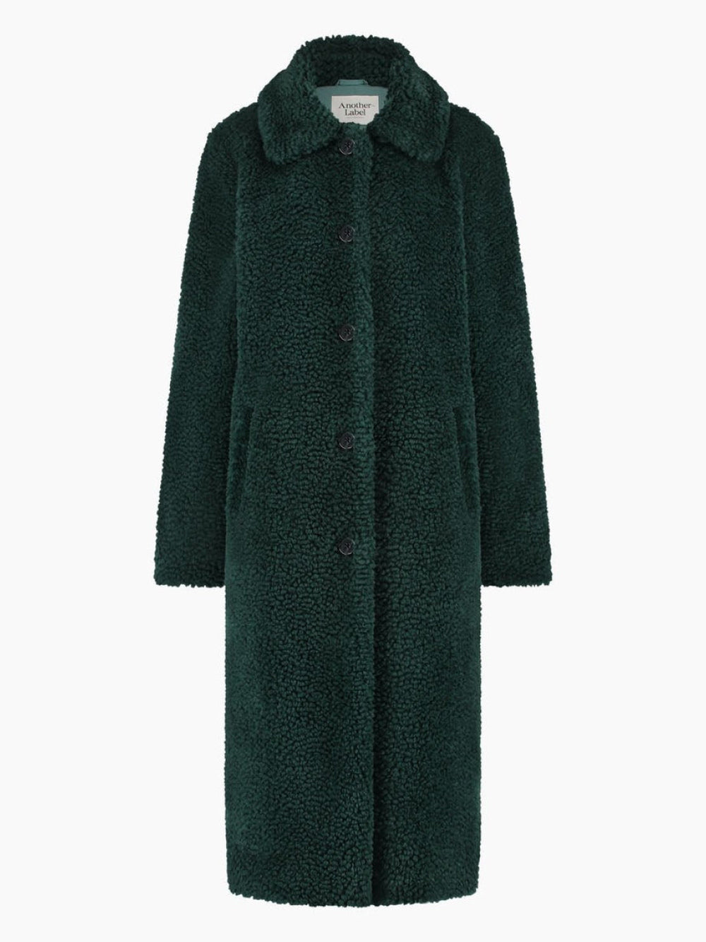Another Label Moussy Coat Pine Green