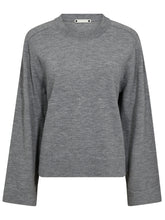 Afbeelding in Gallery-weergave laden, co couture My O-Neck Knit Grey Melange
