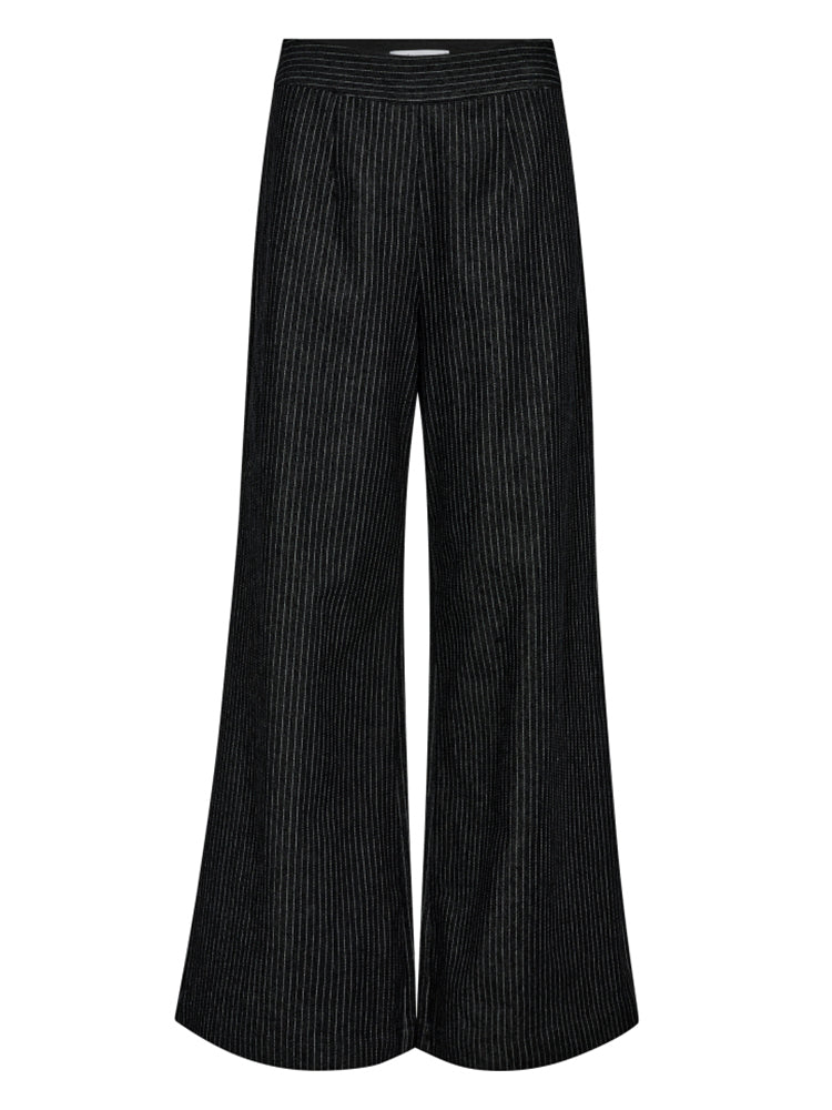 Co Couture Enid Denim Wide Pant Black