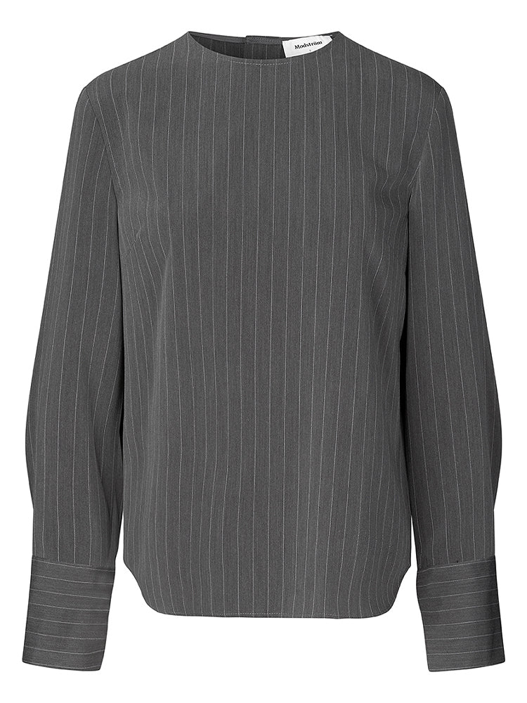 Modstrom Kemma top Grey Pinstripe