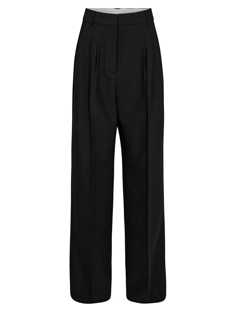 co'couture Vola Pleat Pant Black