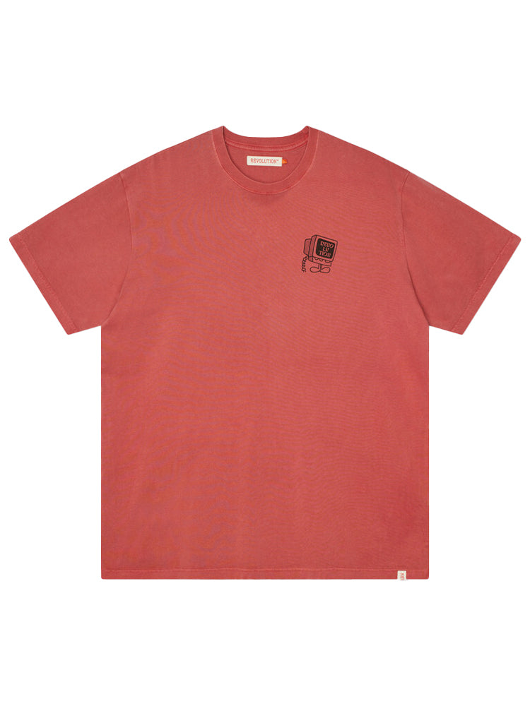 Revolution Unplugged Loose T-shirt Red