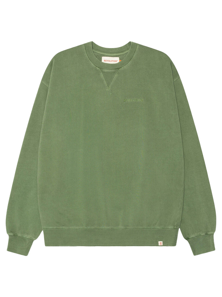 Revolution Loose Crewneck Green