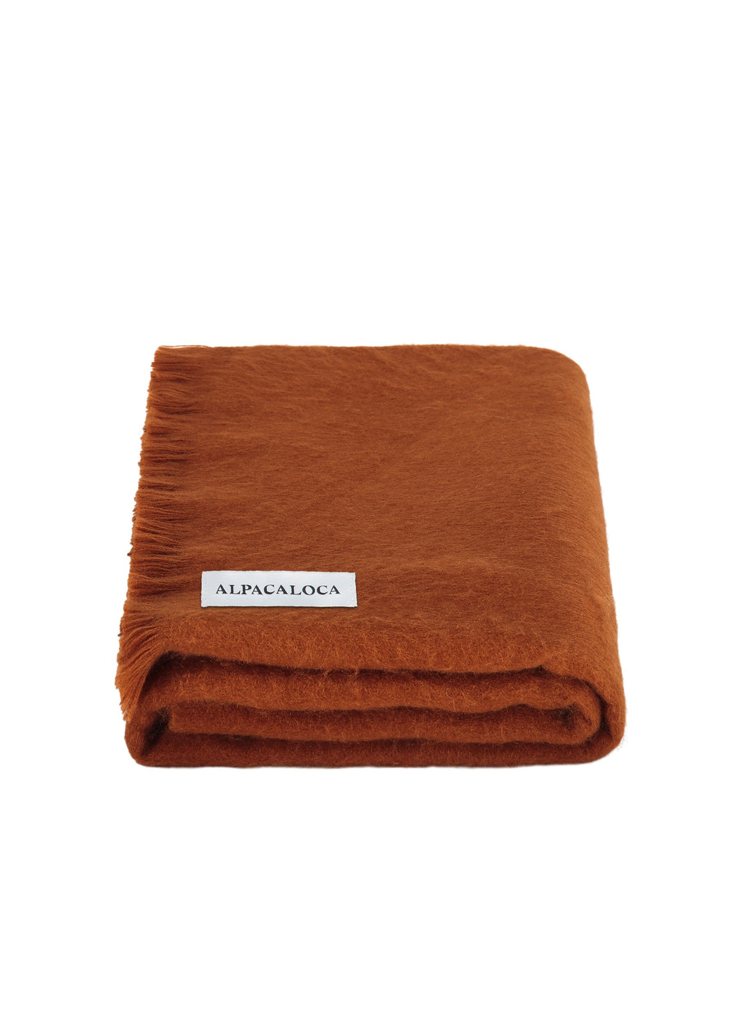 Alpaca Loca Slim Scarf Cinnamon