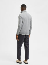Afbeelding in Gallery-weergave laden, Selected Homme Berg Half Zip Cardigan Medium Grey
