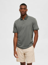 Afbeelding in Gallery-weergave laden, Selected Homme Fave Zip Polo Agave Green
