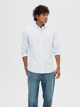 Afbeelding in Gallery-weergave laden, Selected Homme Slimrick-Poplin Shirt Light Blue

