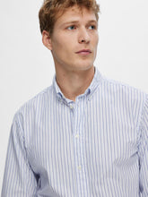 Afbeelding in Gallery-weergave laden, Selected Homme Slimrick-Poplin Shirt White Stripes
