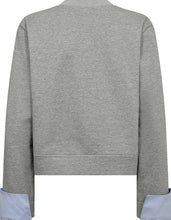 Afbeelding in Gallery-weergave laden, co&#39;couture Daniella Cuff Sweater Grey Melange
