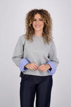 Afbeelding in Gallery-weergave laden, co&#39;couture Daniella Cuff Sweater Grey Melange
