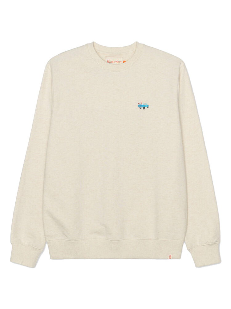 Revolution Pickup Regular Crewneck Off White