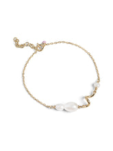 Afbeelding in Gallery-weergave laden, Enamel Copenhagen Pearlie Twist Bracelet Gold
