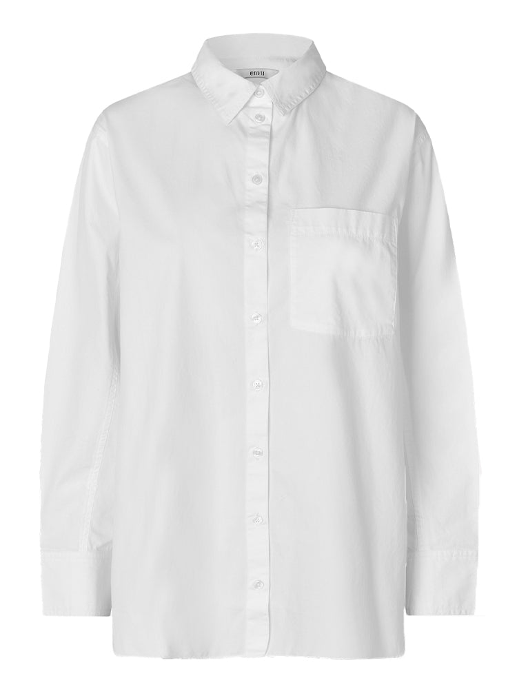 Envii Webster  Long Sleeve Shirt White