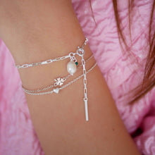 Afbeelding in Gallery-weergave laden, Enamel Bracelet Clover Silver
